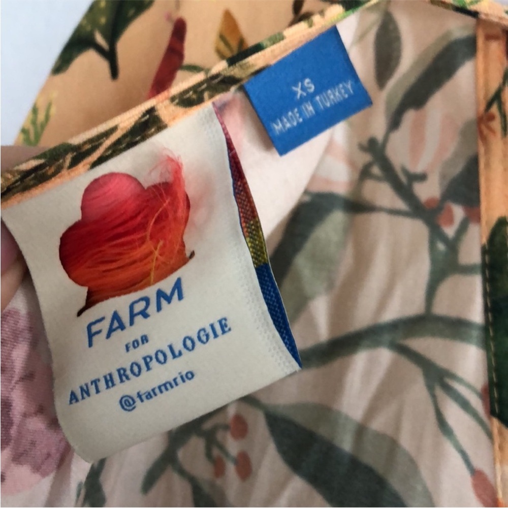 Farm Rio tropical Print Jumpsuit size xs from Anthropologie - Picture 8 of 9